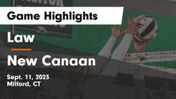Law  vs New Canaan  Game Highlights - Sept. 11, 2023