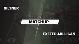 Matchup: Giltner  vs. Exeter-Milligan  2016