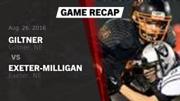Recap: Giltner  vs. Exeter-Milligan  2016