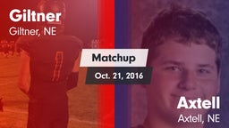Matchup: Giltner  vs. Axtell  2016