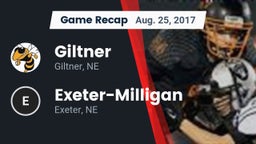 Recap: Giltner  vs. Exeter-Milligan  2017