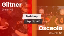 Matchup: Giltner  vs. Osceola  2017