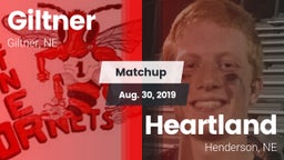 Matchup: Giltner  vs. Heartland  2019