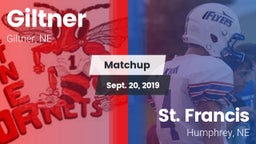 Matchup: Giltner  vs. St. Francis  2019