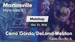 Matchup: Martinsville High vs. Cerro Gordo/DeLand-Weldon  2016
