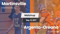 Matchup: Martinsville High vs. Argenta-Oreana  2017