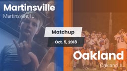 Matchup: Martinsville High vs. Oakland  2018