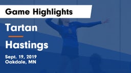 Tartan  vs Hastings  Game Highlights - Sept. 19, 2019