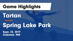 Tartan  vs Spring Lake Park  Game Highlights - Sept. 23, 2019