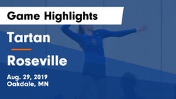 Tartan  vs Roseville  Game Highlights - Aug. 29, 2019