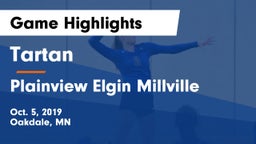Tartan  vs Plainview Elgin Millville Game Highlights - Oct. 5, 2019