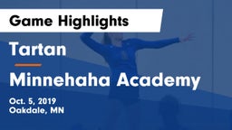 Tartan  vs Minnehaha Academy Game Highlights - Oct. 5, 2019