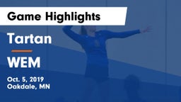 Tartan  vs WEM Game Highlights - Oct. 5, 2019