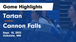 Tartan  vs Cannon Falls  Game Highlights - Sept. 10, 2022