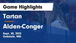 Tartan  vs Alden-Conger  Game Highlights - Sept. 30, 2023