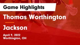 Thomas Worthington  vs Jackson  Game Highlights - April 9, 2022