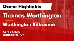 Thomas Worthington  vs Worthington Kilbourne  Game Highlights - April 28, 2022