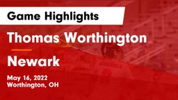 Thomas Worthington  vs Newark  Game Highlights - May 16, 2022