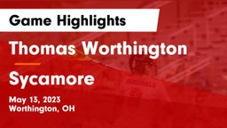 Thomas Worthington  vs Sycamore  Game Highlights - May 13, 2023