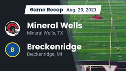 Recap: Mineral Wells  vs. Breckenridge  2020