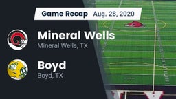 Recap: Mineral Wells  vs. Boyd  2020