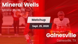 Matchup: Mineral Wells High vs. Gainesville  2020