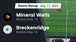 Recap: Mineral Wells  vs. Breckenridge  2023