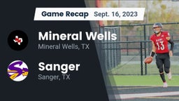 Recap: Mineral Wells  vs. Sanger  2023