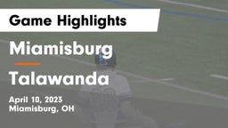 Miamisburg  vs Talawanda  Game Highlights - April 10, 2023