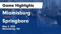 Miamisburg  vs Springboro  Game Highlights - May 9, 2023