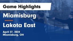 Miamisburg  vs Lakota East  Game Highlights - April 27, 2024