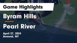 Byram Hills  vs Pearl River  Game Highlights - April 27, 2024
