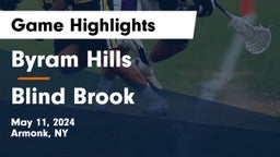 Byram Hills  vs Blind Brook  Game Highlights - May 11, 2024