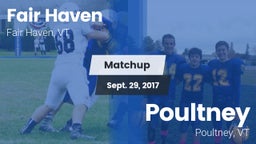 Matchup: Fair Haven High vs. Poultney  2017
