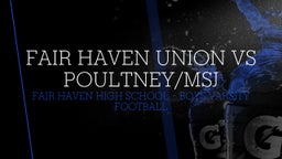 Highlight of Fair Haven Union vs Poultney/MSJ