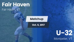 Matchup: Fair Haven High vs. U-32  2017