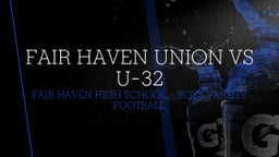 Highlight of Fair Haven Union vs U-32