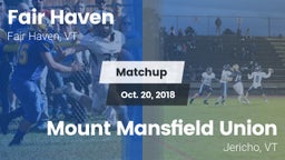 Matchup: Fair Haven High vs. Mount Mansfield Union  2018