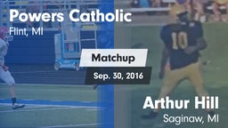 Matchup: Powers Catholic vs. Arthur Hill  2016