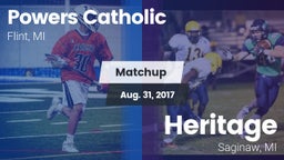 Matchup: Powers Catholic vs. Heritage  2017