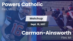 Matchup: Powers Catholic vs.  Carman-Ainsworth   2017