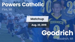 Matchup: Powers Catholic vs. Goodrich  2018