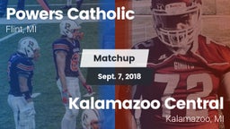 Matchup: Powers Catholic vs. Kalamazoo Central  2018