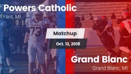 Matchup: Powers Catholic vs. Grand Blanc  2018