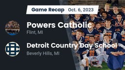 Recap: Powers Catholic  vs. Detroit Country Day School 2023