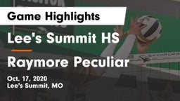 Lee's Summit HS vs Raymore Peculiar  Game Highlights - Oct. 17, 2020