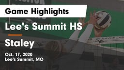 Lee's Summit HS vs Staley  Game Highlights - Oct. 17, 2020