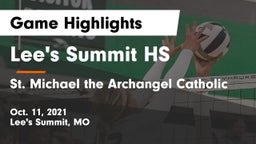 Lee's Summit HS vs St. Michael the Archangel Catholic  Game Highlights - Oct. 11, 2021