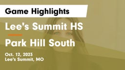 Lee's Summit HS vs Park Hill South  Game Highlights - Oct. 12, 2023