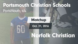 Matchup: Portsmouth Christian vs. Norfolk Christian 2016